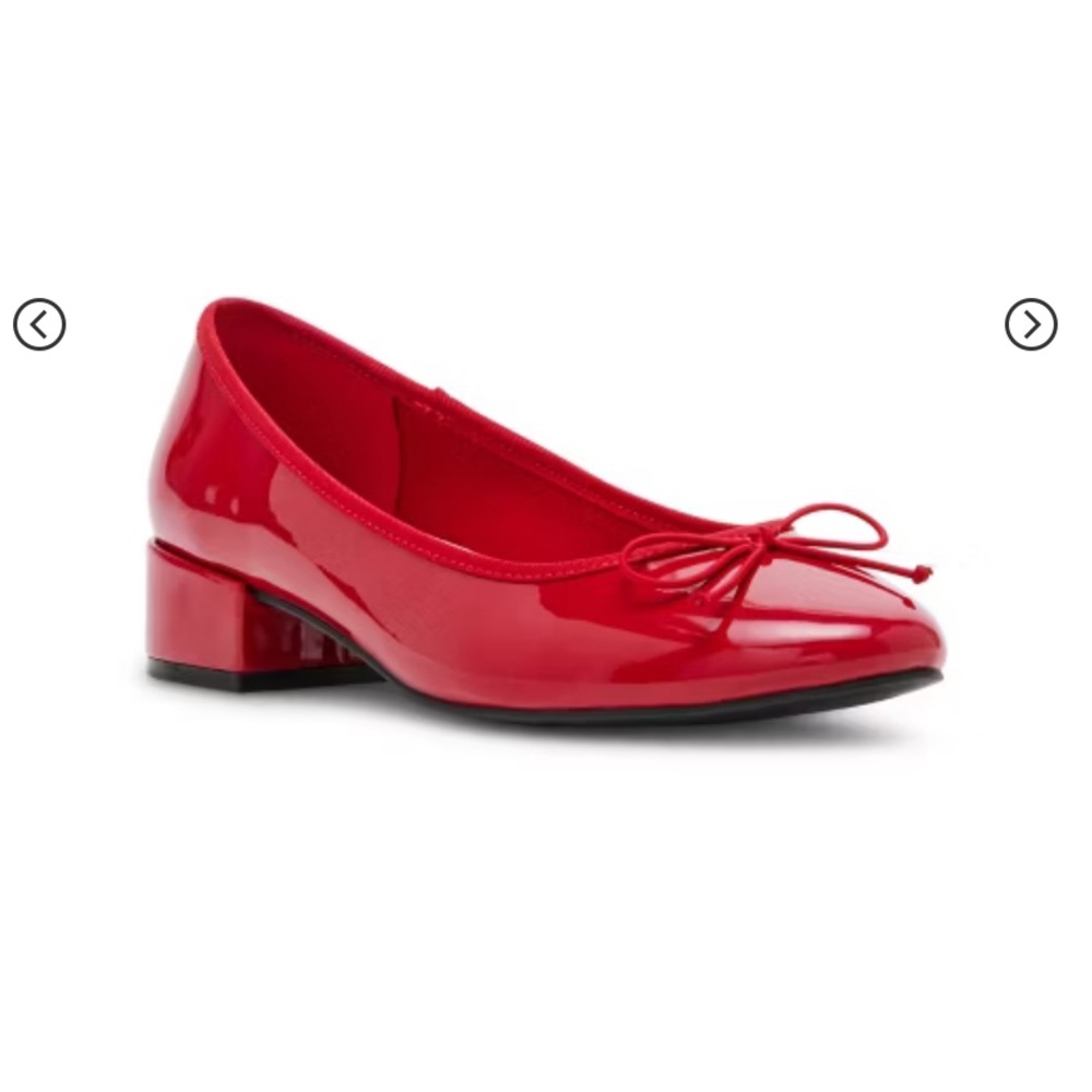 Madden Girl Block-Heel Bow Flats